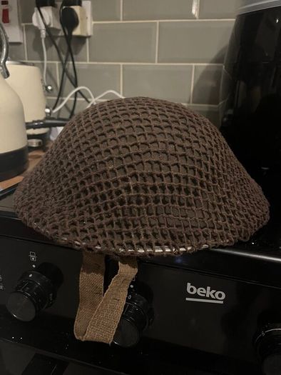 Untouched 1940 WW11 British MKII war helmet