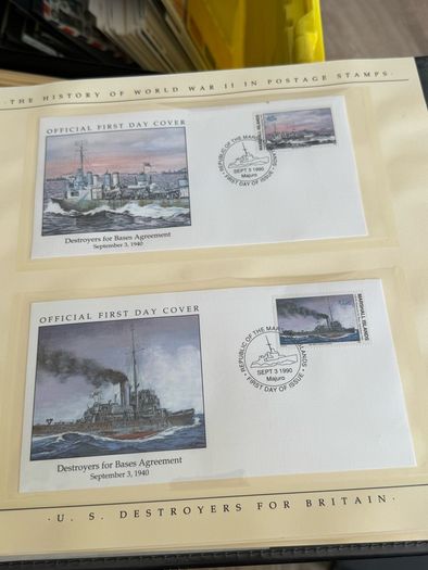 The History of World War II in post stamps