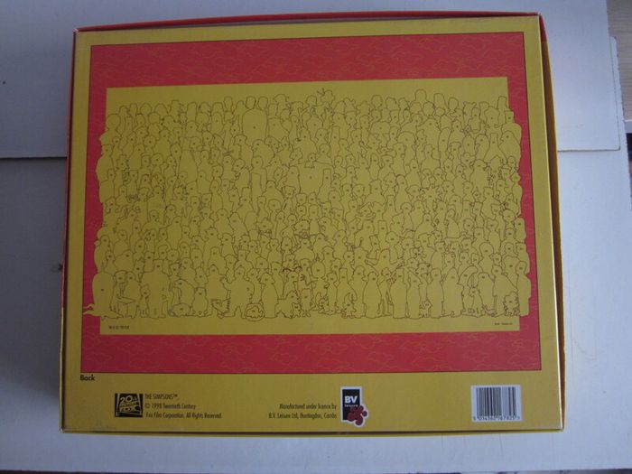 The Simpsons 550 Piece  Double Sided Jigsaw Puzzle