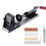 BRAND NEW Movable Pocket Hole System Jig Master Blind Hole Drilling Template Guide Kit Woodworking Set Woodworking Fixture Image 3