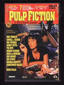 Pulp Fiction DVD Movie staring John Travolta Samuel L Jackson and Uma Thurman