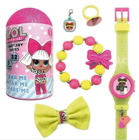 BRAND NEW L.O.L Surprise Jewellery Series Watch & Accessories 8 Surprises Inside