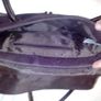 Brown suede/leather handbag. Image 3