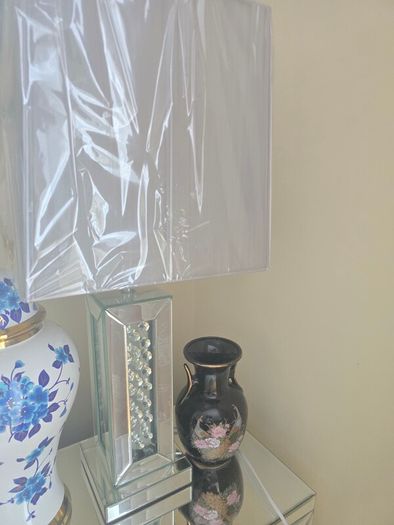 Mirrored Table Lamp