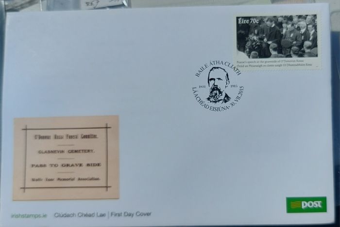 Ireland 100th Anniversary of the death of oDonovan Rossa 1st day cover set