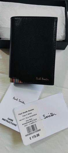 Paul Smith New In Box Mens Wallet Cc Multi Detail