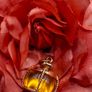 YSL amber coloured glass pendant Image 5