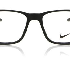 Nike 7286 001 All Black Prescription Eyeglasses Frames with Nike Glasses Case (Brand New)