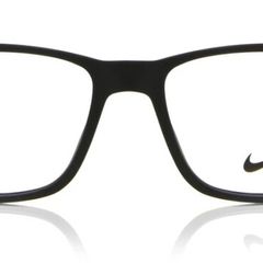 Nike 7286 001 All Black Prescription Eyeglasses Frames with Nike Glasses Case (Brand New)