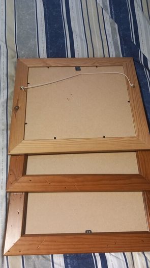 2 Antique style Large pictures and frames