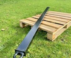Heavy Duty 9.6ton Hgv Truck Towing Bar 2 Metre Long Tow Pole Tractor Bus Army