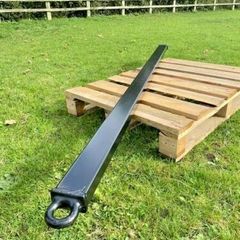 Heavy Duty 9.6ton Hgv Truck Towing Bar 2 Metre Long Tow Pole Tractor Bus Army