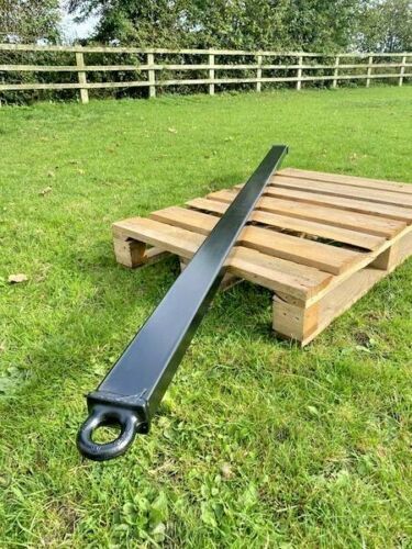 Heavy Duty 9.6ton Hgv Truck Towing Bar 2 Metre Long Tow Pole Tractor Bus Army