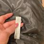 Bomber jacket faux leather black size 10 - new Image 6