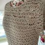 Bnwt Zara beige crochet maxi dress large Image 7