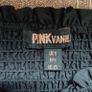 Black Dressy long sleeve open shoulder cropped top, PINK VANILLA, Size S Image 3