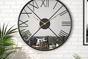 Large Modern Mirror Wall Clock