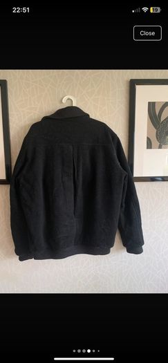 Lacoste Premium Wool Bomber Jacket Black