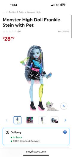 Monster high house with 5 dolls and all accessories