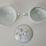 Porcelain Noritake China 6312 Harwood Tureen Sugar bowl milk Jug Image 5
