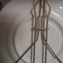 Vintage Mid-Century Blue Willow Porcelain Oil Lamp Set with Reflector Plate Image 2