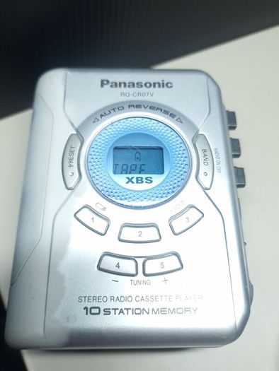 Vintage Panasonic RQ-CR07V Stereo Radio Cassette Player / Walkman Style