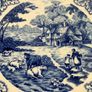 Vintage Blue and white plate by Biltons England Image 5
