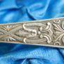 Antique Sterling Silver Christening Spoon by James Crichton & Sons of Glasgow, presented in its Original Velvet-lined Box. with original handwritten note from Glasgow dated October 4, 1886. Image 10