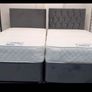 New Divan Beds Instock. All Sizes Available. All Colours Available.. Drawers Option Available. Tufted Memory Foam Mattresses Available Image 6