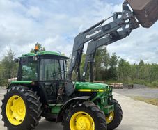 1992 John Deere 2850 with Quickie Loader UK Reg