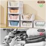 Foldable Closet Organizer, 4 Pack Stackable Storage Boxes Image 9