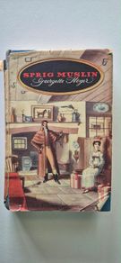 Vintage 1957 Hardcover: Sprig Muslin by Georgette Heyer  The Book Club London Edition