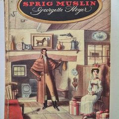 Vintage 1957 Hardcover: Sprig Muslin by Georgette Heyer  The Book Club London Edition
