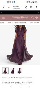 Avianna long Chiffon Dress