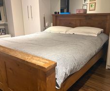 King bed and mattress