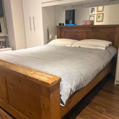 King bed and mattress