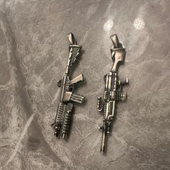 silver pendants x2