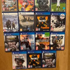 PS5 PS4 Selection of games