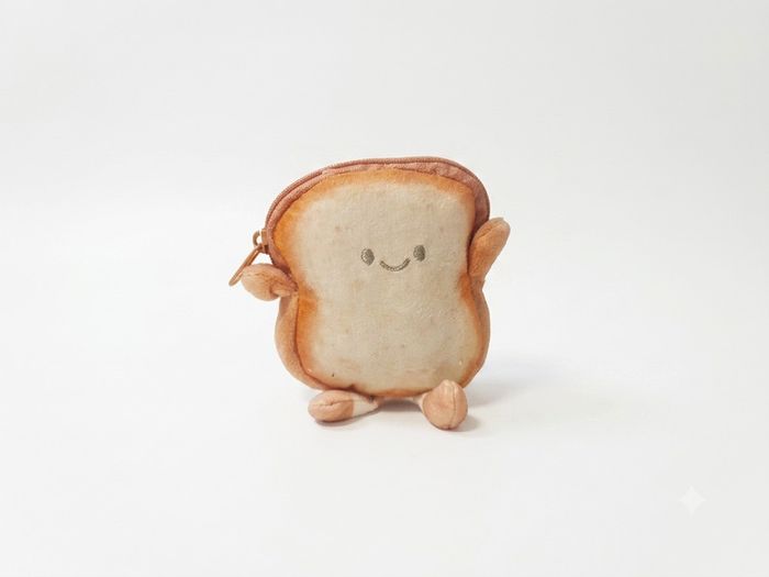 Bread Shape Coin Purse | Small storage  | Wallet