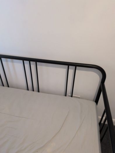 FYRESDAL Day-bed frame, black, 80x200  cm