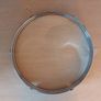 x2 drum hoops chrome over steel triple flange 14 inch 6 lug Image 2