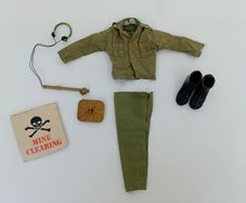 Palitoy Action Man Mine Detection Set Part Outfit