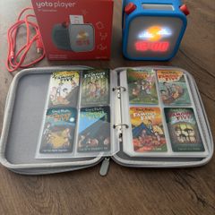 Yoto Player (Boxed As New) + Blue Jacket, Hard Card Case & 13 Cards