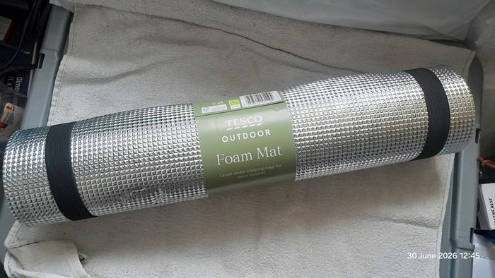 Tesco Outdoor Foam Mat Camping Fishing Hiking Festivals Emergency