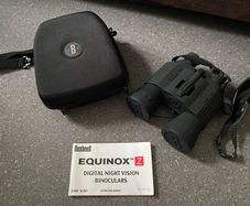 BUSHNELL EQUINOX Z Digital Night Vision Binocular W/Zoom Model 260501 4X50MM