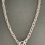 Antique Silver Plated Swarovski Crystal Necklace Image 3