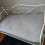 metal bed could hold 2x and new matrass Image 2