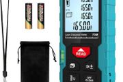 70m Laser Distance Measure High Accuracy 229ft LD70E Laser Tape Measure Compact Laser Measurement Tool with Larger Backlit LCD Display,ft/m/in Switching,Bubble Level