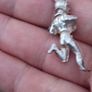 19th Century Italian Silver Jester Pendant Set Image 9