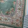 XL Pale Sage Woollen Rug Image 7